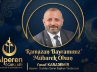 Alperen Ocakları Genel Başkan Yardımcısı Yusuf KARADEMİR’den Ramazan Bayramı Mesajı