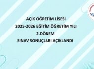 Açık Öğretim Kurumları Sınav Sonuçları Açıklandı