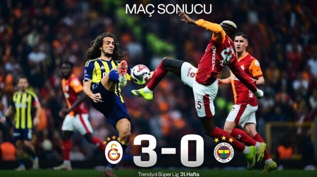 Galatasaray Şampiyonluk Kapısını Araladı: Derbide Fenerbahçe Fark Yedi