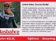 Şehrin Ruhu, İnsanın Kimliği