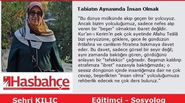 Tabiatın Aynasında İnsan Olmak