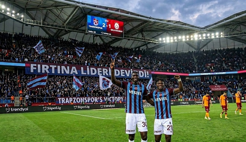 Trabzonspor – Galatasaray Derbisinde Zirve Karıştı: Fırtına Lideri Devirdi!