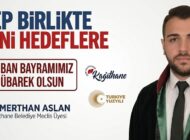 AK Parti Kağıthane Belediye Meclis Üyesi Av. Merthan ASLAN’dan Kurban Bayramı Mesajı