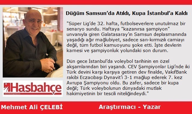 Düğüm Samsun’da Atıldı, Kupa İstanbul’a Kaldı