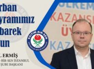 EBS İstanbul 3 Nolu Şube Başkanı Erol ERMİŞ’ten Kurban Bayramı Mesajı
