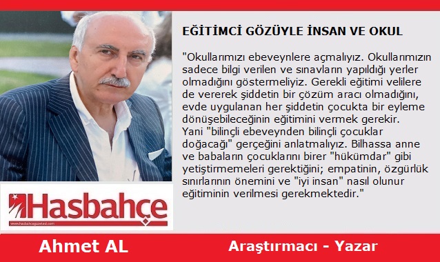 EĞİTİMCİ GÖZÜYLE İNSAN VE OKUL