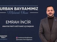Anahtar Parti Kağıthane İlçe Başkanı Emrah İncir’den Kurban Bayramı Mesajı