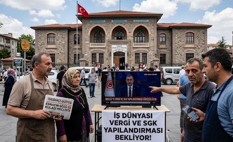 Esnafın Gözü Kulağı Meclis’te: İş Dünyası Vergi ve SGK Yapılandırması Bekliyor