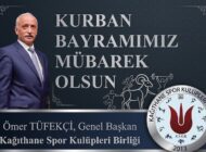 Kağıthane Spor Kulüpleri Birliği Genel Başkanı Ömer Tüfekçi’den Kurban Bayramı Mesajı