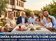 SON DAKİKA: Kurban Bayramı Tatili 9 Güne Çıkarıldı!