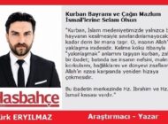 Kurban Bayramı ve Çağın Mazlum İsmail’lerine Selam Olsun