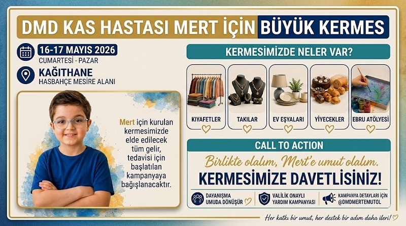 Mert’e Umut Olacak Kermes: Kağıthane Tek Yürek Oluyor