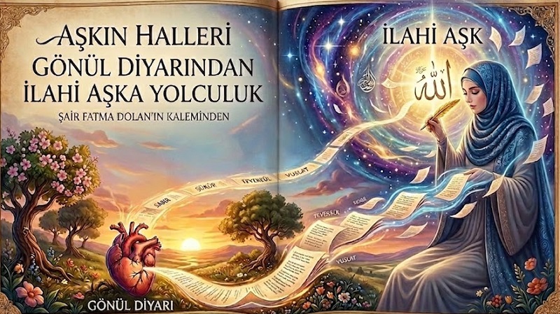 Gönül Diyarından İlahi Aşka Yolculuk: Şair Fatma Dolan’ın Kaleminden “Aşkın Halleri”