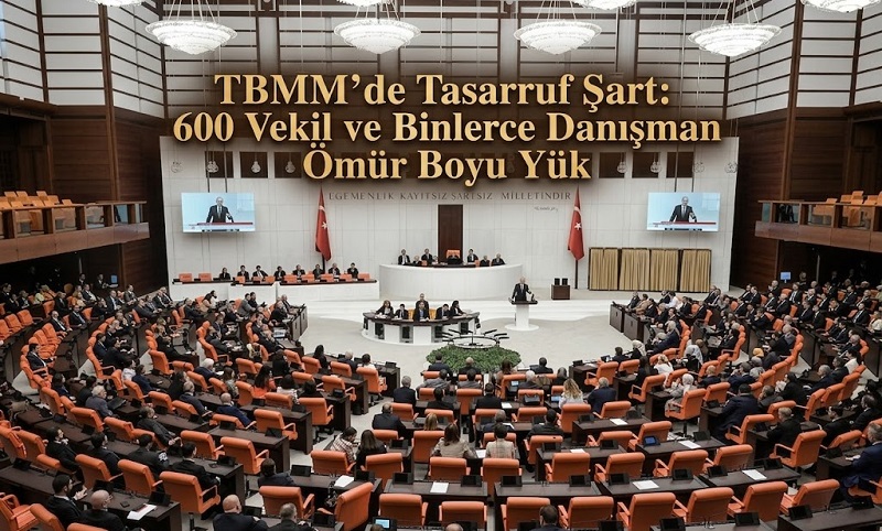 TBMM’de Tasarruf Şart: 600 Vekil ve Binlerce Danışman Ömür Boyu Yük