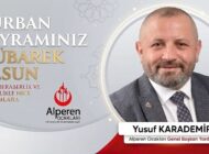 Alperen Ocakları Genel Başkan Yardımcısı Yusuf KARADEMİR’den Kurban Bayramı Mesajı