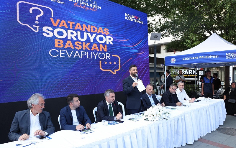 Başkan Öztekin Mahalle Buluşmalarını Sürdürüyor: Kâğıthane’de Vatandaş Soruyor, Başkan Cevaplıyor