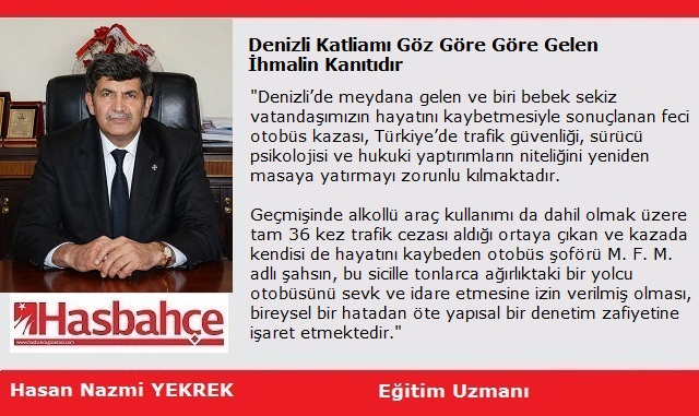 Denizli Katliamı Göz Göre Göre Gelen İhmalin Kanıtıdır