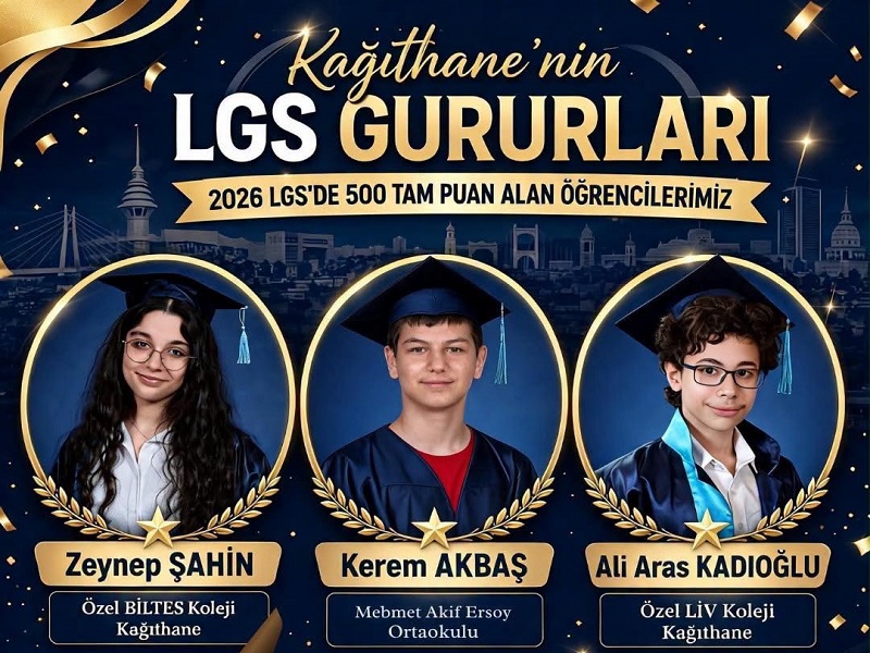 Türkiye’nin LGS Şampiyonları Arasına Kağıthane İmza Attı