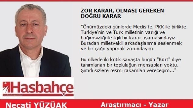 ZOR KARAR, OLMASI GEREKEN DOĞRU KARAR