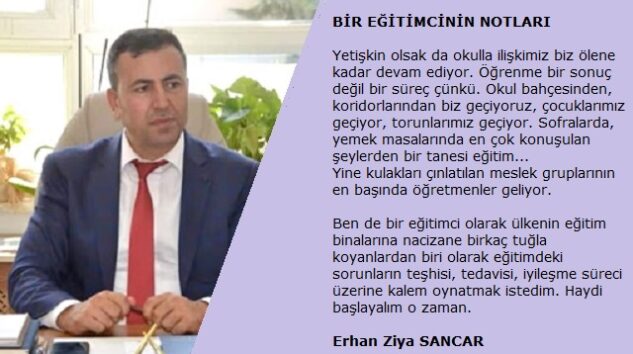BİR EĞİTİMCİNİN NOTLARI