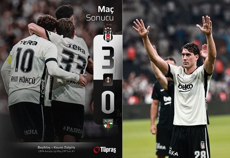 Beşiktaş’tan Muhteşem Galibiyet: Dolmabahçe’de 3-0’lık Net Şov!
