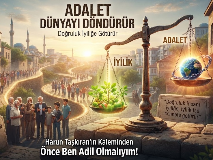Doğruluk İyiliğe Götürür, Adalet Dünyayı Döndürür
