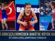 U17 Dünya Güreş Şampiyonası’nda 3 Sporcumuzdan 3 Büyük Başarı!