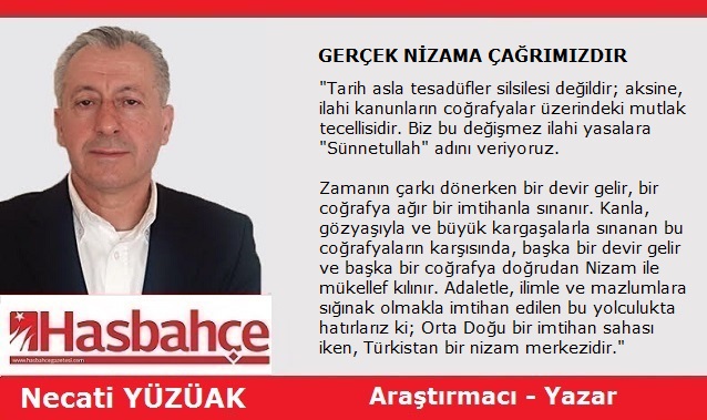 GERÇEK NİZAMA ÇAĞRIMIZDIR