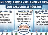 Kamu Borçlarında Yapılandırma İçin Geri Sayım Başladı: Son Başvuru 31 Ağustos