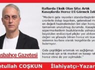 Raflarda Eksik Olan Şifa: Artık Kasaplarda Horoz Eti Görmek İstiyoruz