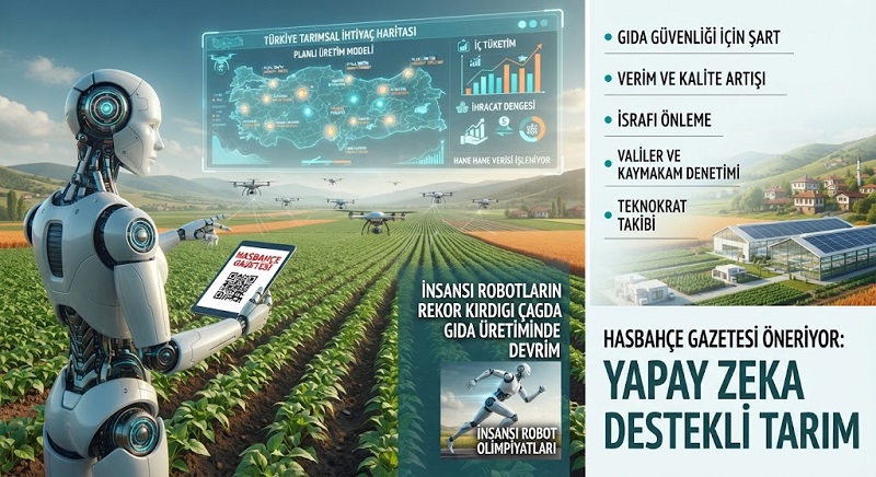 Yapay Zeka ve Teknolojik Dönüşüm Çağında Gıda Güvenliği: Planlı Üretim Şart!