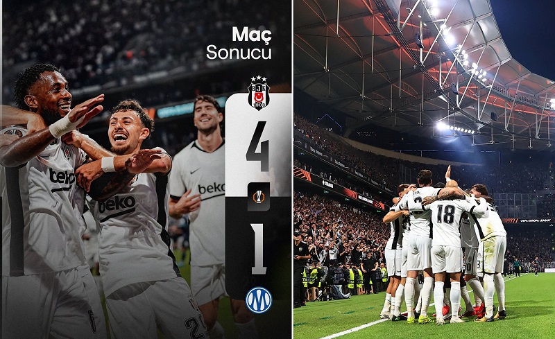 Beşiktaş’tan UEFA Avrupa Ligi’ne Muhteşem Başlangıç | Beşiktaş Marsilya’yı Dörtledi!