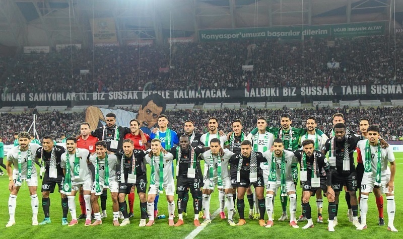 Konya’daki Tarihi Maç 89. Dakikada “Filistin Özgür Olana Kadar” Ertelendi