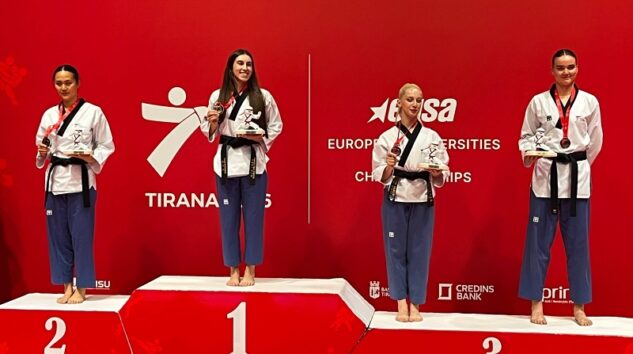 Marmara Üniversitesi ve Kılıç Taekwondo Spor Kulübü’nün Gururu Eylül Sezgin Avrupa 3.’sü Oldu