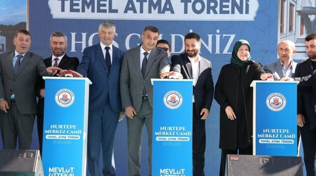 Sadece İbadethane Değil Sosyal Yaşam Merkezi: Nurtepe Merkez Camii Temeli Atıldı