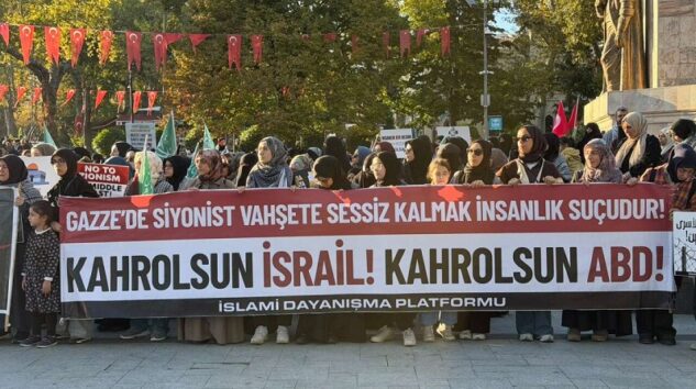 Aksa Tufanı’nın Yıl Dönümünde İstanbul’da Filistin’e Destek Yürüyüşü Yapıldı