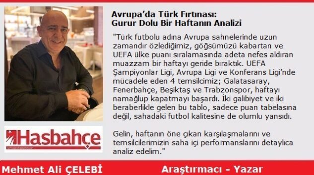 Avrupa’da Türk Fırtınası: Gurur Dolu Bir Haftanın Analizi