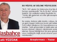BU YÜZYIL AF DİLEME YÜZYILIDIR