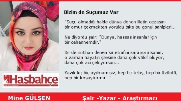 Bizim de Suçumuz Var