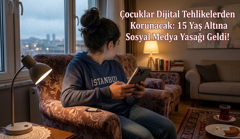 Çocuklar Dijital Tehlikelerden Korunacak: 15 Yaş Altına Sosyal Medya Yasağı Geldi!