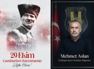 Gültepe Spor Kulübü Başkanı Mehmet Aslan’dan 29 Ekim Cumhuriyet Bayramı Mesajı