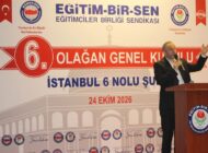 EBS İSTANBUL 6 NO’LU ŞUBE’DE COŞKULU GENEL KURUL: İDRİS ŞEKERCİ YENİDEN GÜVEN TAZELEDİ