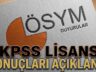 2026-KPSS Lisans Sınav Sonuçları Açıklandı