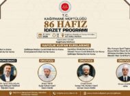 Kağıthane Müftülüğü 86 Hafız İçin İcazet Merasimi Düzenleniyor