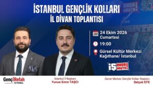 Yeniden Refah Partisi İstanbul Gençlik Kolları İl Divan Toplantısı Kağıthane’de Gerçekleşecek